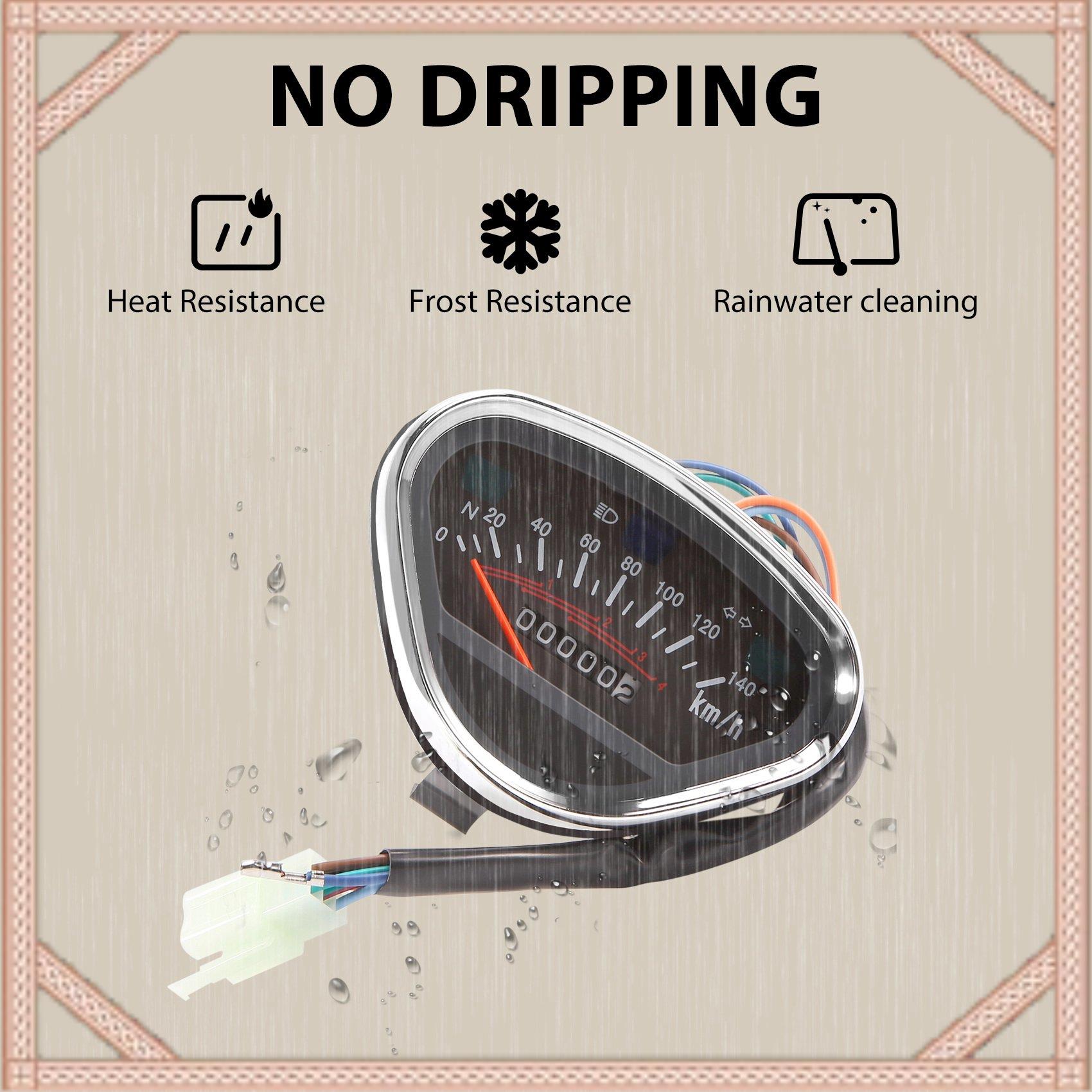 Motorcycle Meter Odometer Gauge Backlight LCD Digital Indicator Instrument For Vintage Honda DAX 70 Jialing70 как