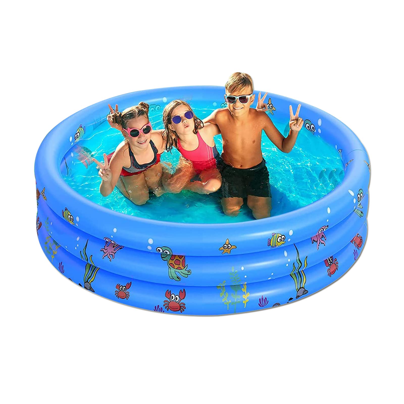 

Виниловая семья 3 Игры с водой Домик Круглый Детский Вода Океанский шар Питомец Дно Летняя защита от жары Бассейн, Детский бассейн, Бассейн, Бассейн, Камеры, Детский синий