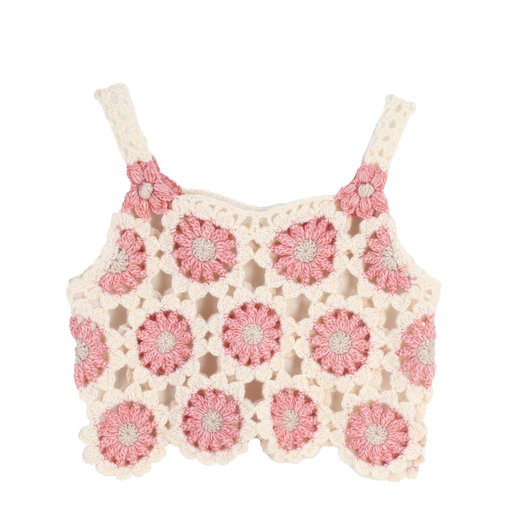 Handmade European-American Crochet Backless Vest: Women's Knitted Sleeveless Sweater Top for Spring/Summer