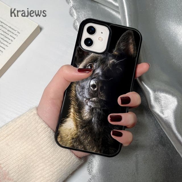 Belgian Malinois Puppy Dog soft Phone Case Cover For iPhone 17 Air 16 15 14 plus 12 13 pro max coque Fundas