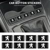 10 Stück Auto Styling 3D Emblem Epoxid Dekoration Aufkleber für Peugeot 207 307 3008 2008 308 407 408 508 301 208 RCZ Auto Zubehör