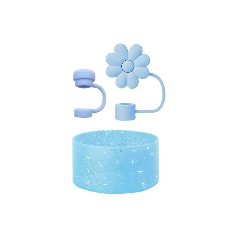 

Протиковзкий для чашки Stanley, чохол-підставка для чашки Daisy, кришка для соломинки, новий чохол на дно чашки для води, аксесуари для чашок синій