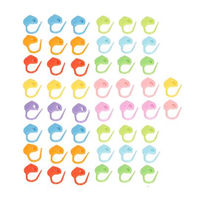 50PCS Knitting Stitch Markers Reusable Lightweight DIY Stitch Marker Ring for Crochet Locking