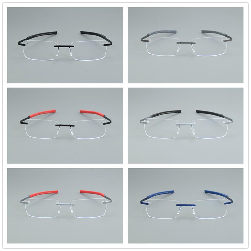TAG Hezekiah Optical Glasses Frames Men Frameless Eyewear TR90 Eyeglasses Frame 0342 Square Myopia Retro Spectacle Women Reading