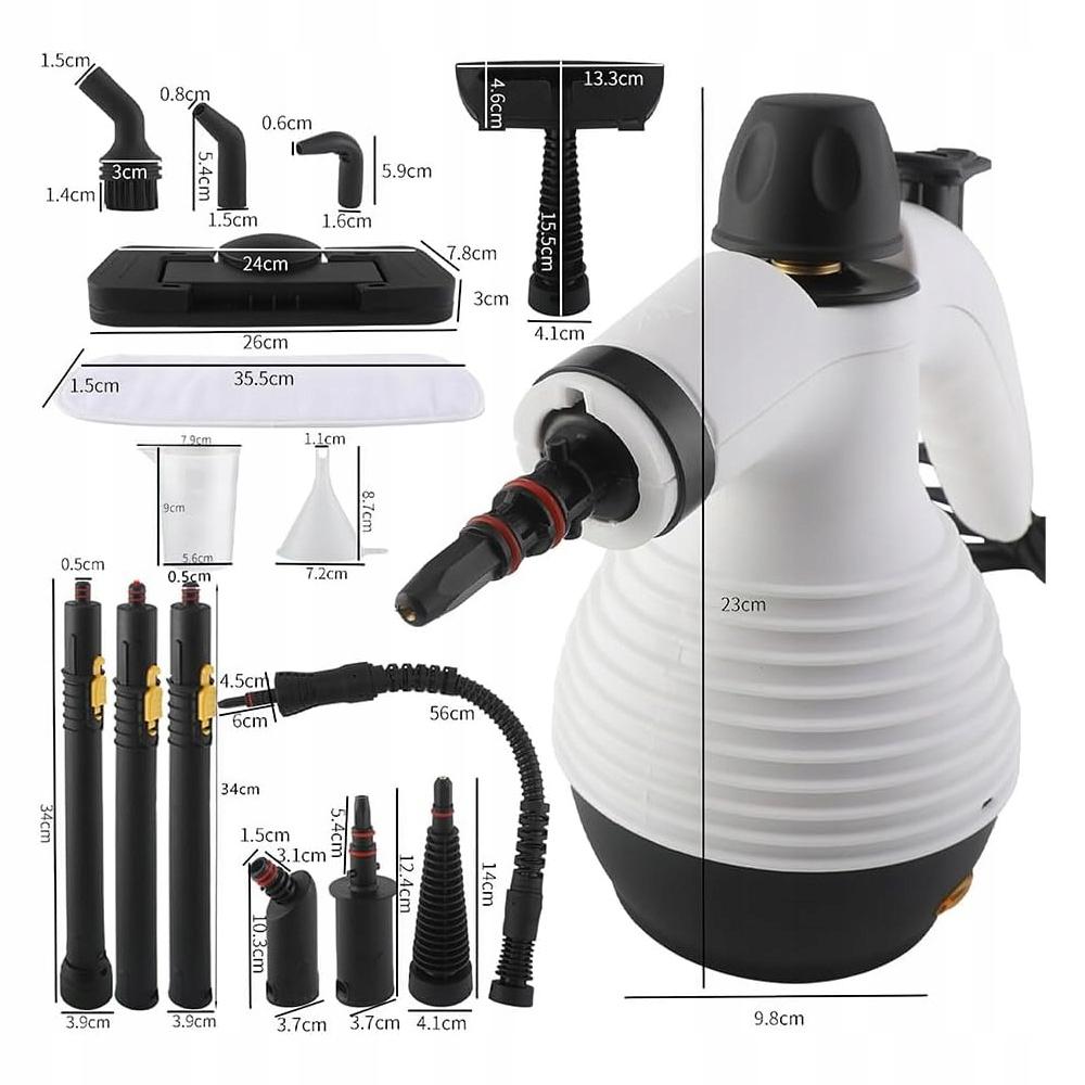 1050W Powerful Pressure Steam Cleaner with Accessories