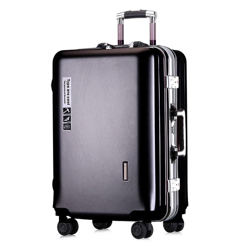 Lishen PC Spinner Luggage with Aluminum Frame