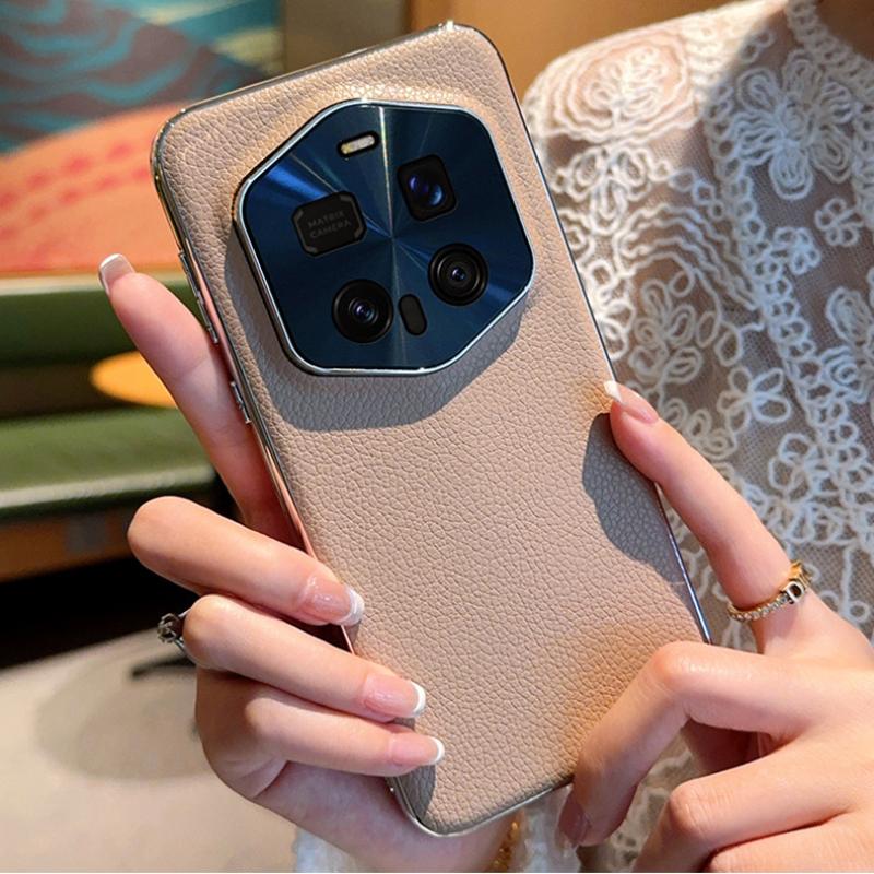 Electroplating All Inclusive Moblie Phone Case for Huawei Honor Magic 7 Rsr 7 Pro Magic6 Lychee Pattern Matte Protective Cover