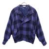 PIA SPORTS Made In Japan Wool Check Jacket ? 3 Blue Men's Used