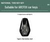 BAIC ARCFOX S/T Suede Key Case with Buckle - Protective Key Shell
