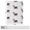 Swedish Vallhund Dog Throw Blanket Single Blanket Thermal Blankets For Travel Quilt Blanket Loose Blanket