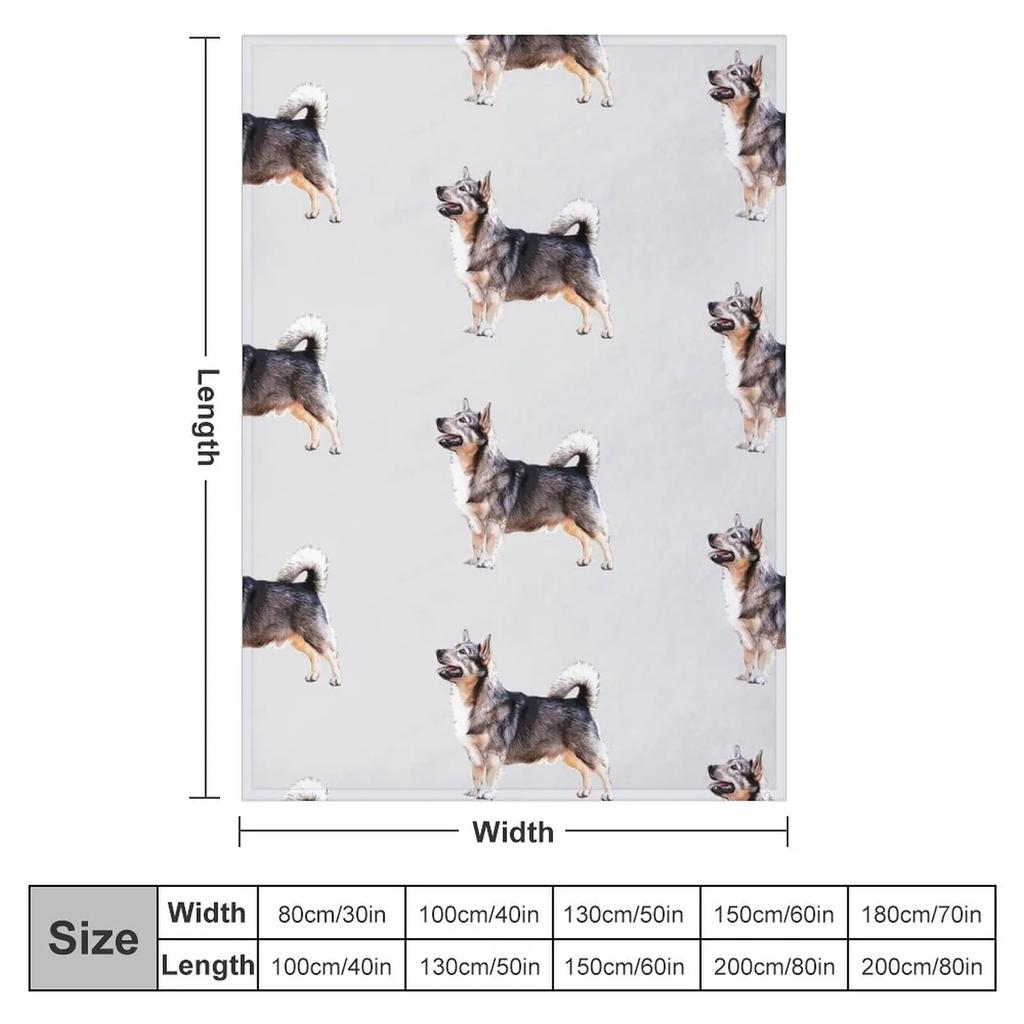 Swedish Vallhund Dog Throw Blanket Single Blanket Thermal Blankets For Travel Quilt Blanket Loose Blanket