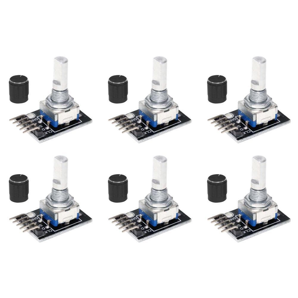 1-10PCS 360 Degree Rotary Encoder Module KY-040 Brick Sensor Development Board with Knob Cap Potentiometer KIT DIY for Arduino