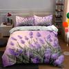 Purple Lavender Field Bedding Duvet Cover Sets Duvet Covers Pillowcases Gifts (1 * Duvet Cover 2 * Pillowcases, Without Duvet Insert)