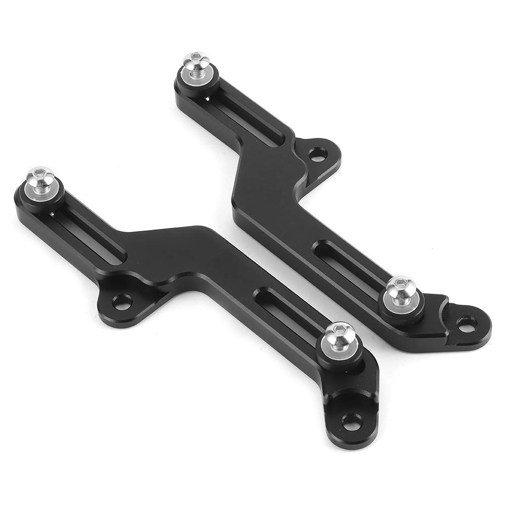 MAJONMMERD CB500X 2013-2016 CNC Aluminum Windshield Adjuster Height Adjustment Black,