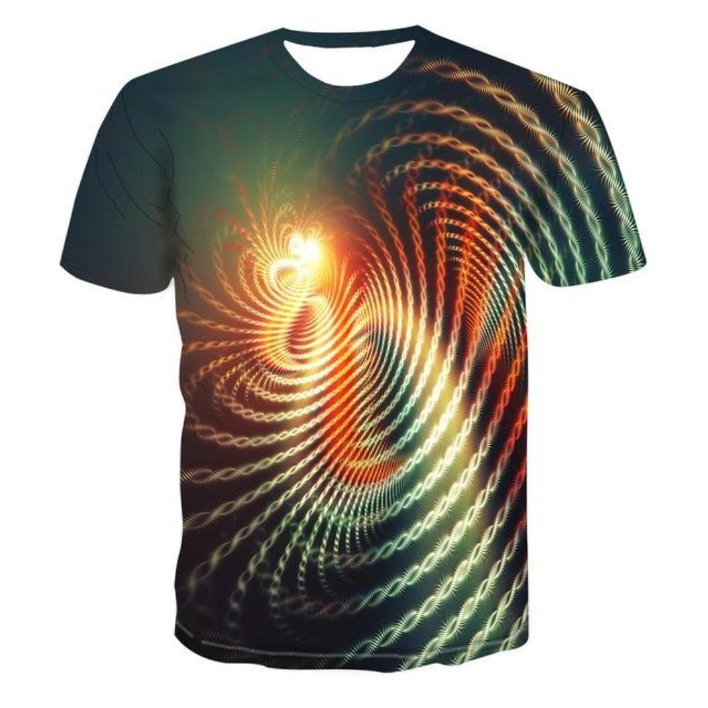 New Summer Men's 3d T-shirt Casual Short-sleeved O-neck Fashion Funny Printing T-shirt Men
