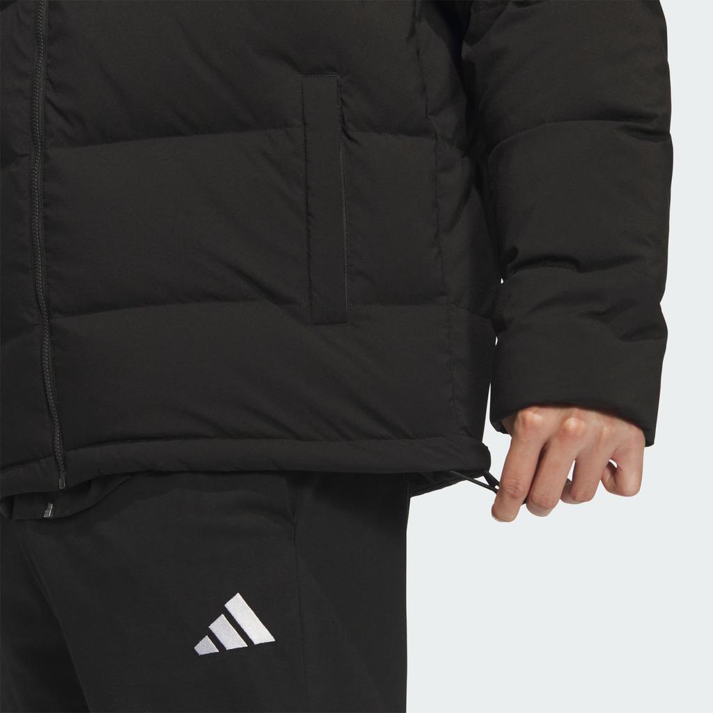 adidas Helionic Hooded Down Jacket Black KF4400