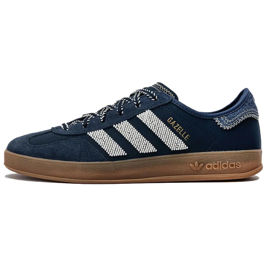

new Adidas Originals Gazelle Indoor Clot By Edison Chen Collegiate Navy 36.5