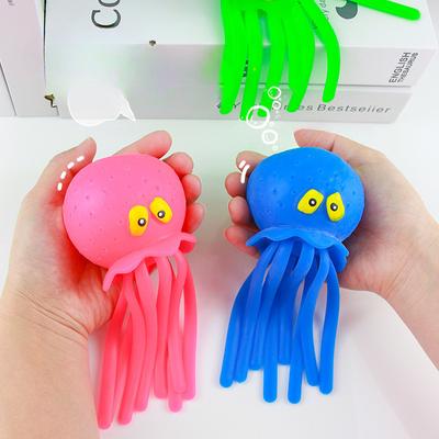 Water-absorbing Octopus Playable Toys, Children's Bath Toys, Summer Octopus Water-absorbing and Stress-relieving Children's Toys Gifts