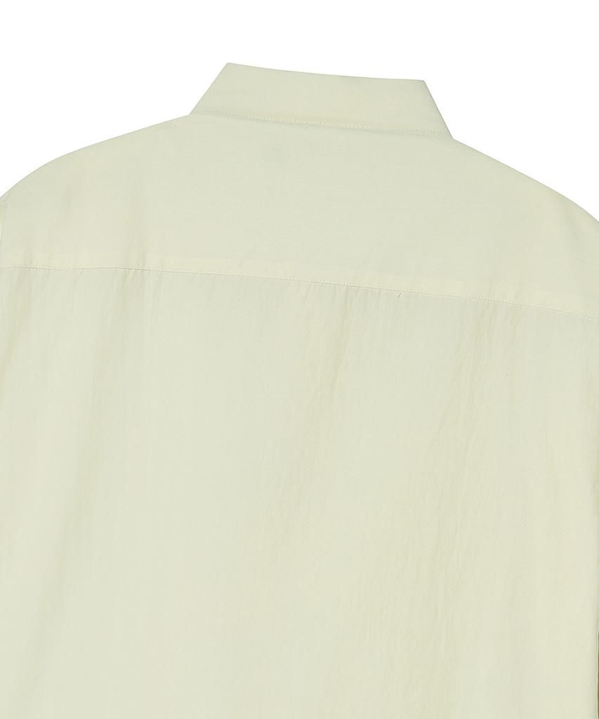 BEYOND CLOSET [Collection Line] Lux Fabric Pocket Shirt Butter