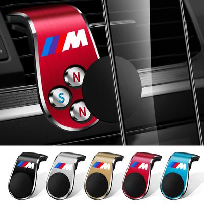 Emblème LOGO M Support de téléphone GPS dédié pour voiture en forme de L Magnétique Pour Performance F30 F10 E90 E46 X6 E60 E70 E36 X3 X5 X7 X2 E91