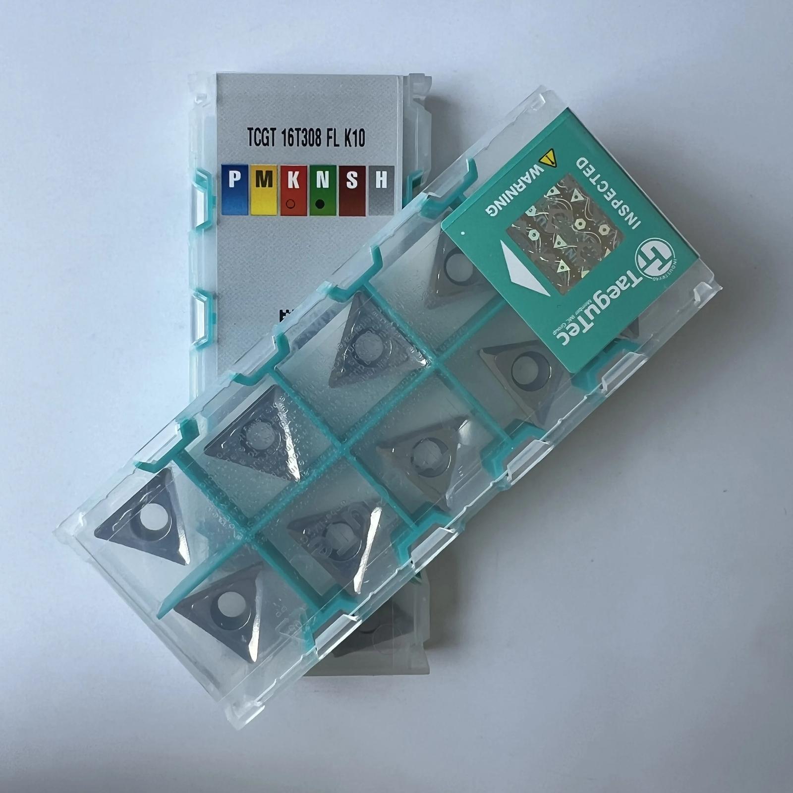 

TCGT16T308FL K10 / Industrial indexable Carbide Inserts 10 Pcs