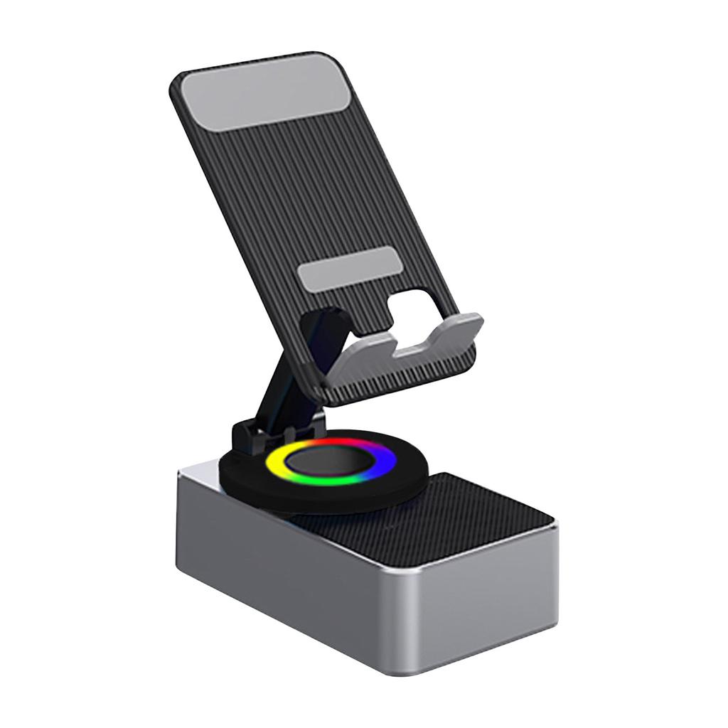 360 Lift And Rotate 3--1 Cell Phone Stand Lazy Bluetooth Speaker