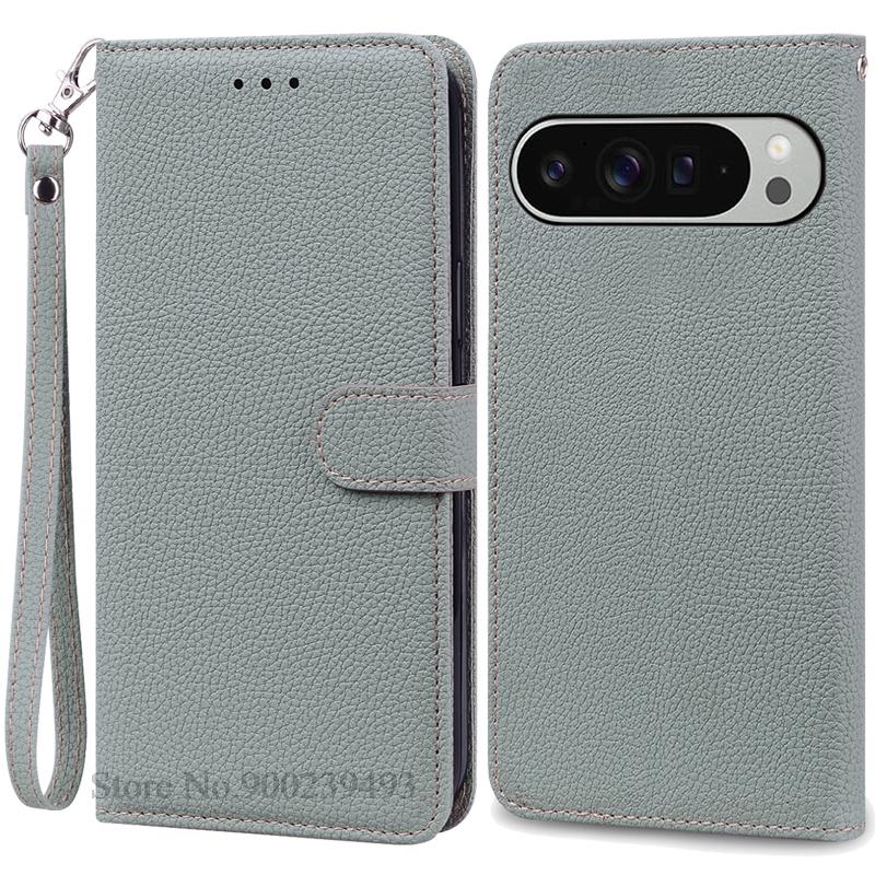 For Google Pixel 9 Case Google Pixel 9 Pro XL Case Wallet Flip Leather Cover For Google Pixel 9 Pro Case Pixel9 9Pro Etui Fundas
