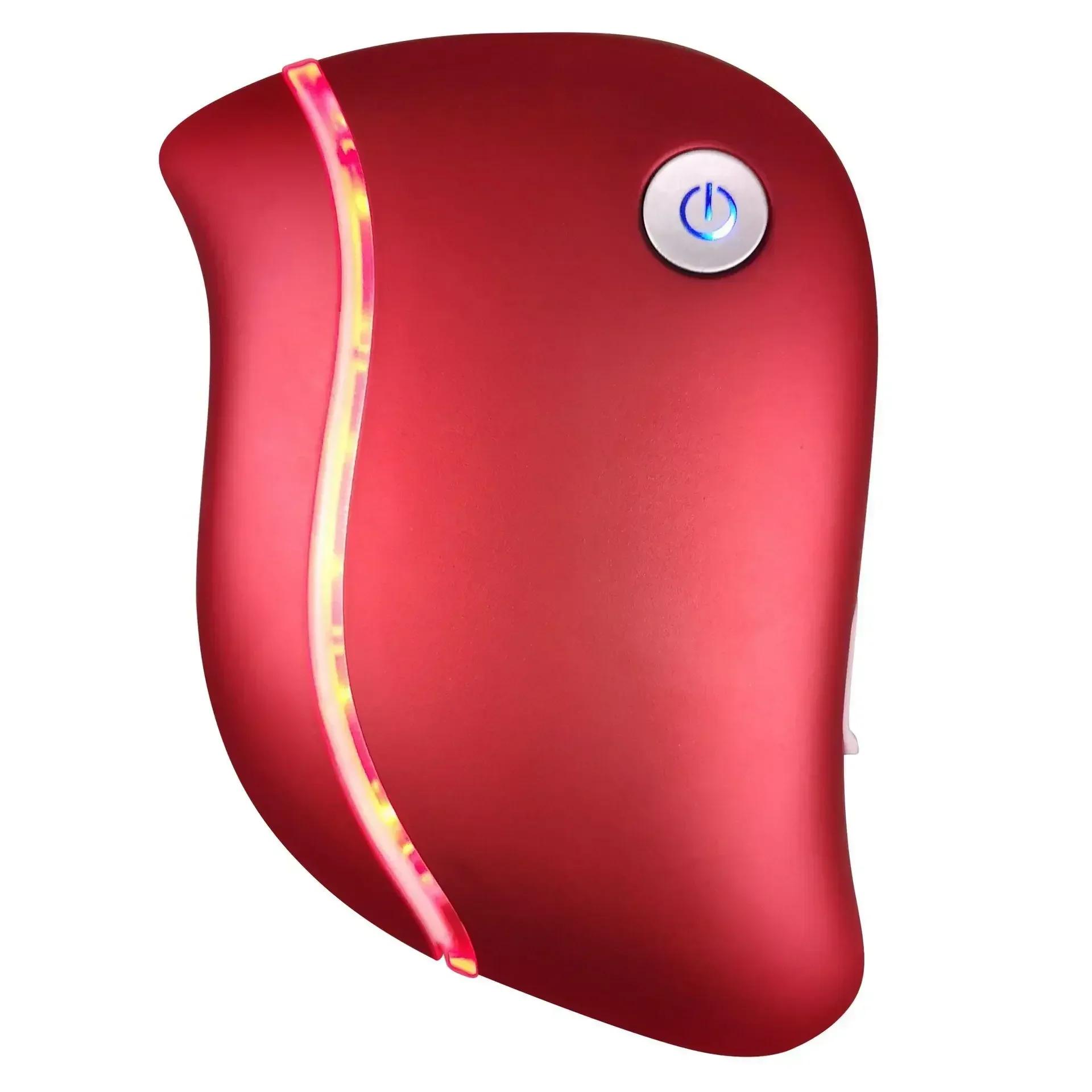 1/4 in 1 Electric Gua Sha Face Massager Heated Vibration Facial Lifting Anti Wrinkles Double Chin Remove Beauty Skin Care Tool красный