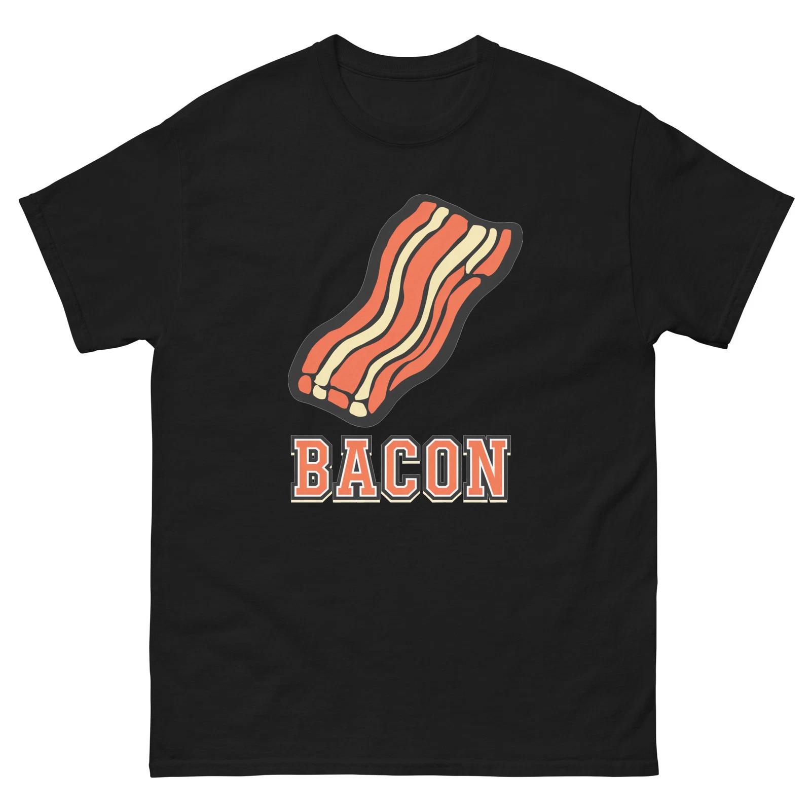 Bacon Lover Food Image Cartoon Funny T-Shirt Shirt 4XL