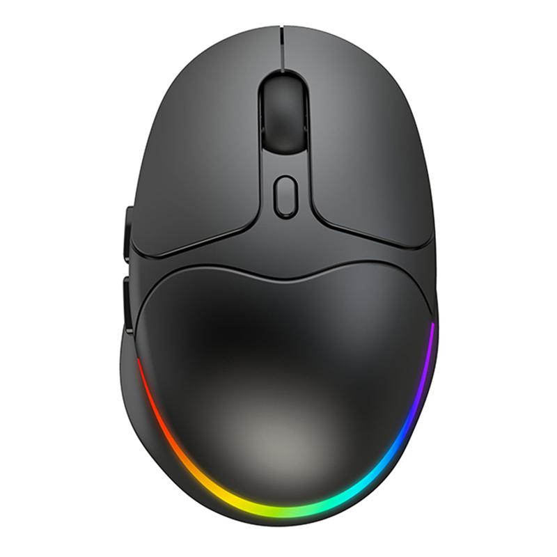 

IBLANCOD BL112 Bluetooth-compatible+2.4G Wireless Gaming Mouse 4000DPI RGB Light Computer Laptop Mice Black