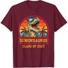 Seniorsaurus Class of 2027 Senior Funny Seniors 2027 T-Shirt
