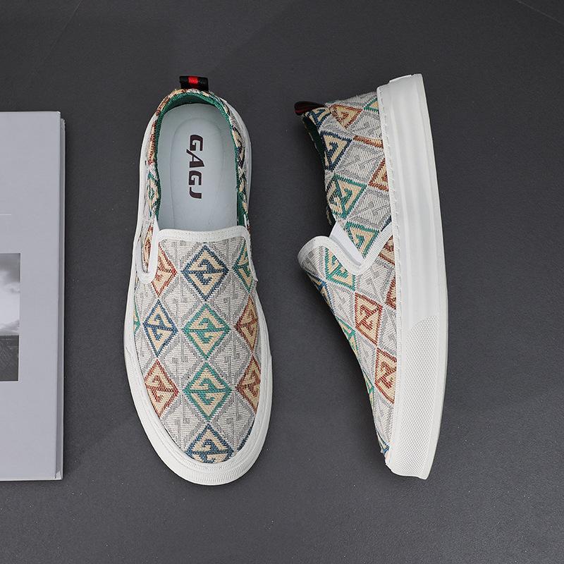 Summer Old Cloth Shoes, Beijing Sail, Breathable Camouflage, Knitted Comfortable Driving Shoes