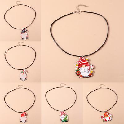 Santa Claus Necklace: Creative Christmas Clavicle Chain