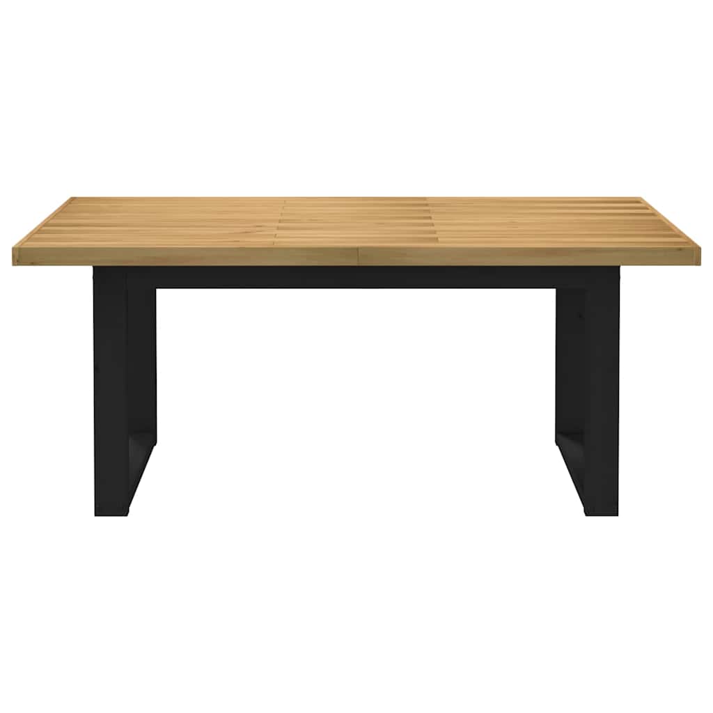 Vidaxl Dining Table, Noain, 180X90X75 Cm, Solid Pine Wood