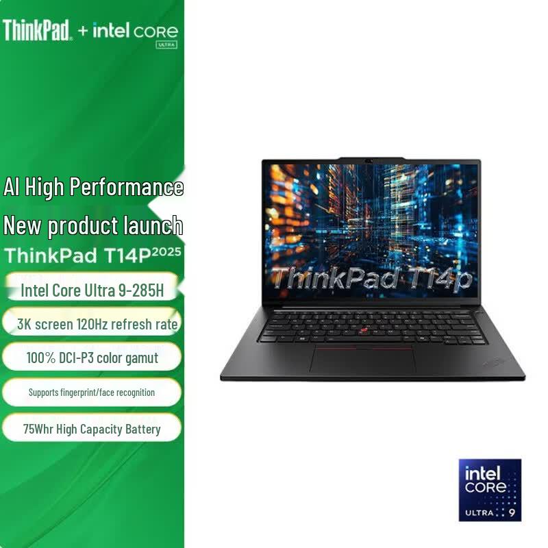 

Lenovo ThinkPad T14p Professional Design Laptop (CN version)