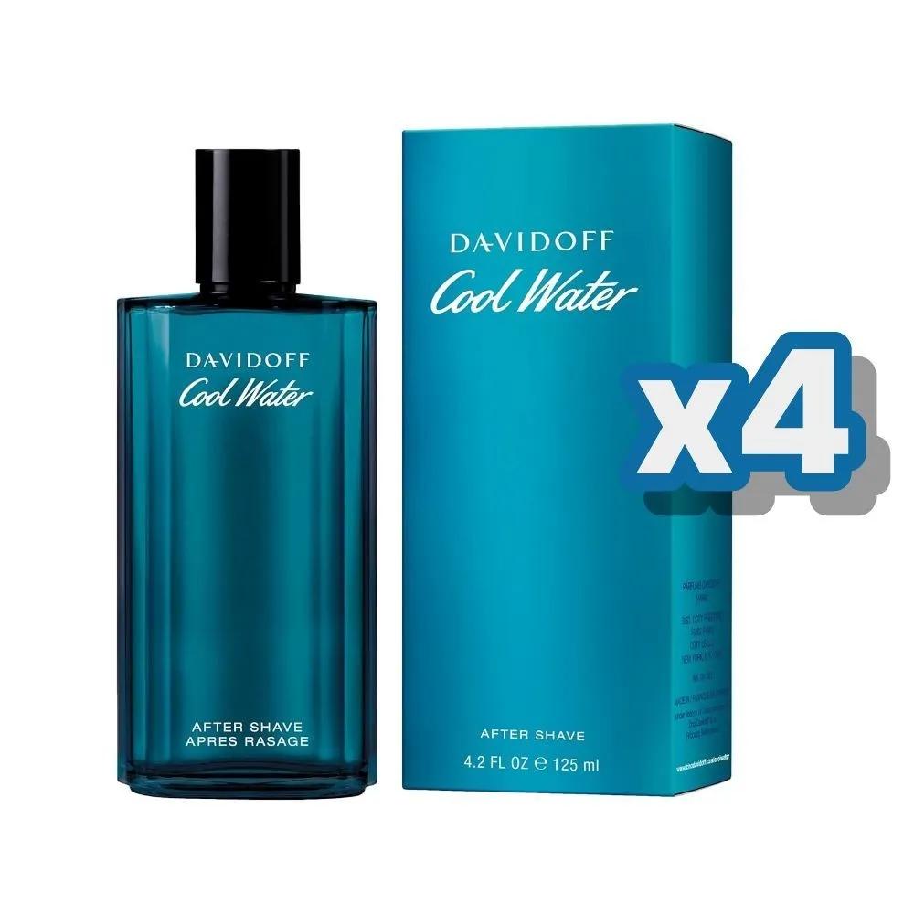 DAVIDOFF Cool Water Men After Shave 125ml 4 Pieces DAVIDOFF