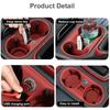 Silicone Cup Holder Coasters Ert for Porsche Cayenne Macan Center Console Anti-Slip Drink Mat Auto Accessories