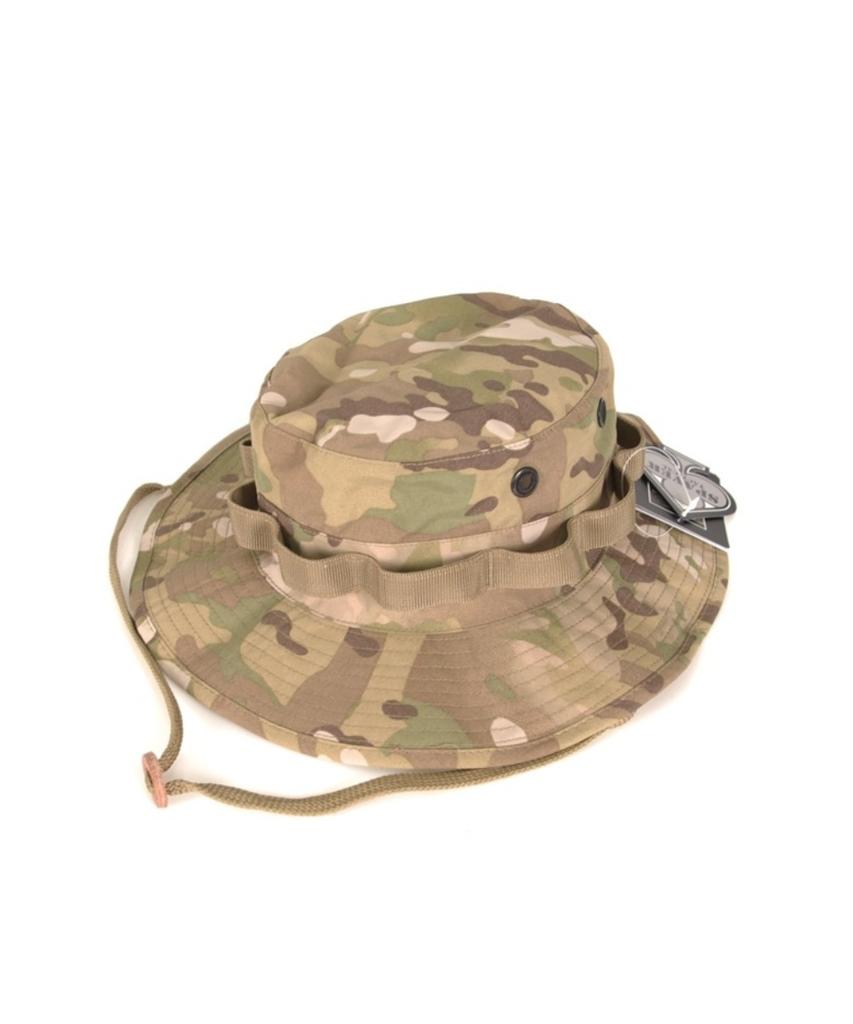 SPAVER Wasserdichte/Wasserabweisende/Winddichte Boonie-Mütze (Multi-Camo)