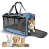 Pet Carrier for Medium-Small Cats, Collapsible Cat Carrier and Soft-Sided Pet Carrier for Medium Big Cats and Puppy Up to 17lbs