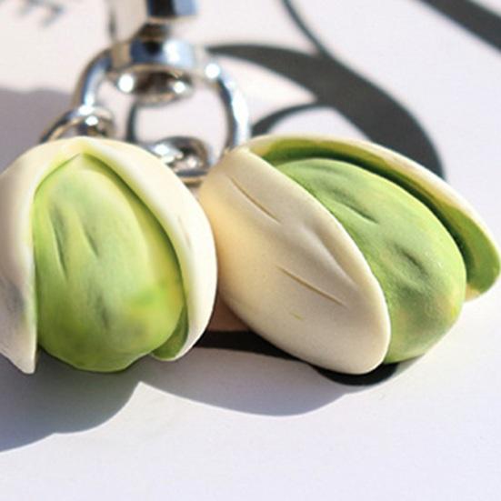 Nut-Shaped Resin Key Chain Handbag Key Pendant Bag Car Compact Size Keyring Portable Accessory