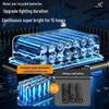 Solar LED Camping Lamp with Mobile Charging - Super Bright Outdoor Lighting for Night Market Stalls