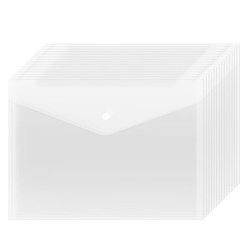 SIMAA A4 Snap-Button Waterproof File Folders