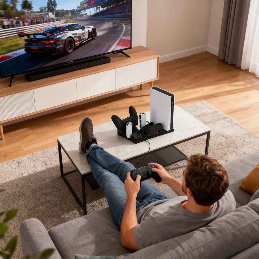 Intelligent Charging Station Charging Dock For NS2PRO Controllers Offering Real Time Power Monitoring