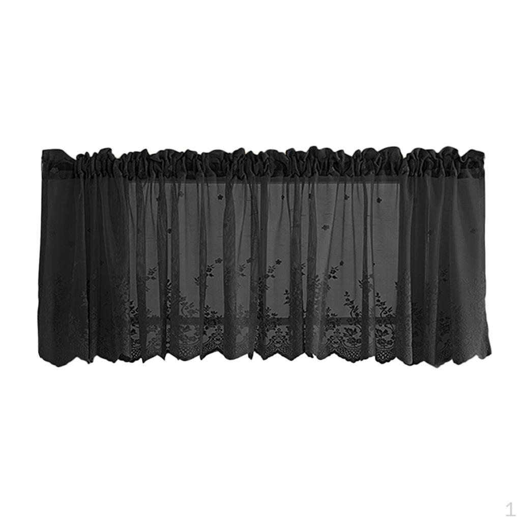 Curtains Modern Kitchen Coffee Short Curtain Panel Lace