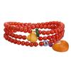 Women's South Red Agate Beaded Bracelet