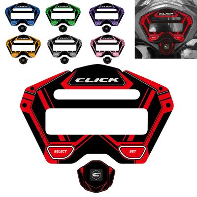 2Pcs/Set Motorcycle Dashboard Panel Gauge Decorative Reflective Stickers Moto Accessories Decals For Honda Click 125i V2 CLICK 125 I V2 CLICK150