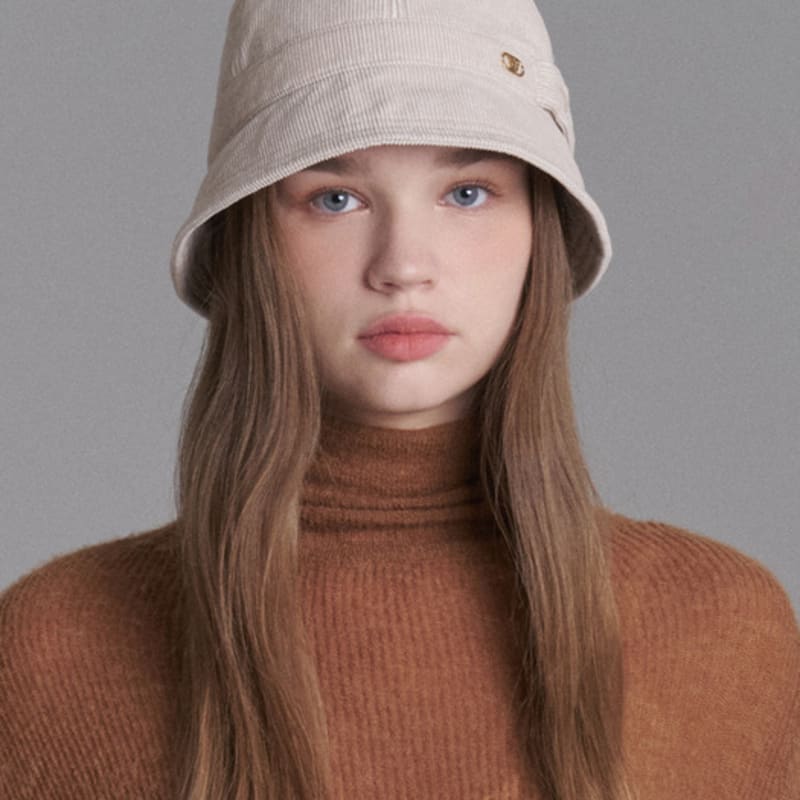 

БЕЛОСНЕЖНЫЙ Вельветовая Круглая Панама Элвуд (6 цветов) Light Beige_Free