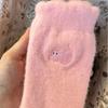 Women Socks Feel Cute Cat Cozy Hairy Mink Velvet Girls Socks Autumn Winter Hosiery Thickened Plush Warm Sleep Home Fluffy Socks