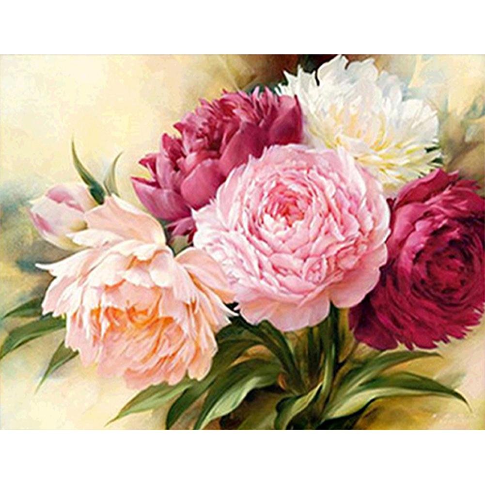 

Полный комплект для вышивки крестиком из эко-хлопка 18CT Printed Flower Art 1