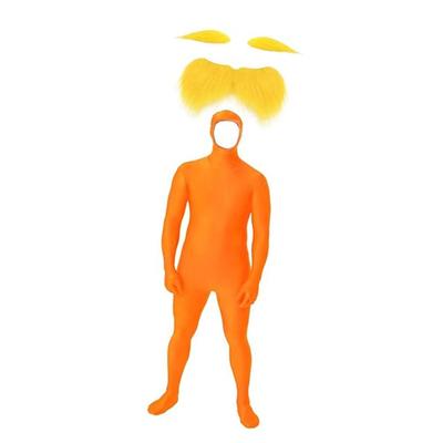 3 ks kostým mandarinky Otevřený body Žlutý knír a obočí Halloween Cosplay kostým pro děti Dospělé Dárky